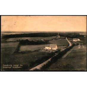 Svendborg - Udsigt fra Bregninge Kirketaarn - Chr. G. Kielberg 44054 - Brugt