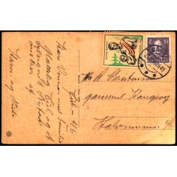 Julem�rke 1946 Dansk Baptist Kongomission p� Postkort