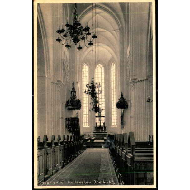 Interi�r af Haderslev Domkirke - Stender H. 100 - Brugt