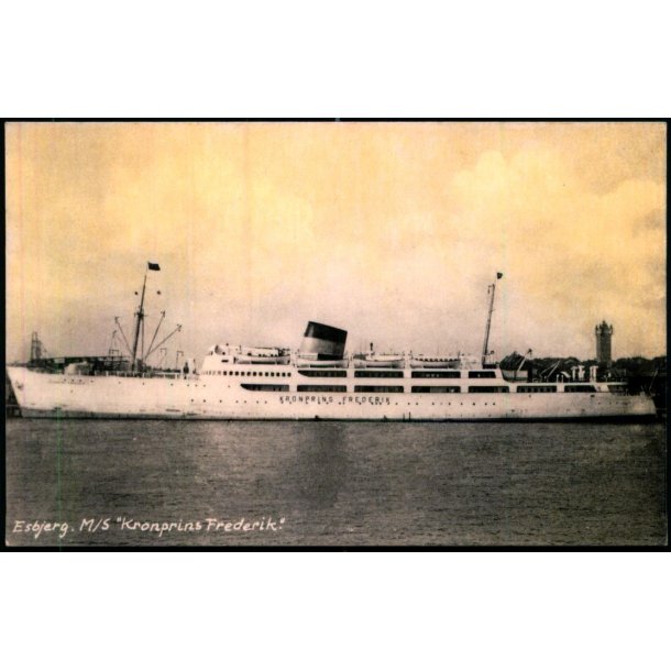 Esbjerg - M/S Kronprins Frederik - Rudolf Olsen 1435 - Ubrugt
