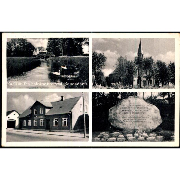 Partier fra Foldingbro ved Kongeaaen - F. Terkelsen 44 814/413 - Brugt