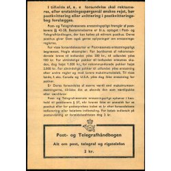 Postkvittering - Vrdibrev - 26 - 10 - 84