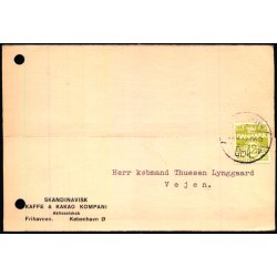 Skandinavisk Kaffe &amp; Kakao Kompani - Kbenhavn   - u/n - Brugt. - Arkivhuller !