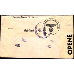 Censurbrev fra U.S.A.  6 - 2 - 41 - Til Hamburg