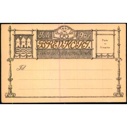 Haandvrkerfestens Vogntog - Parykmesterlavets Vogn - A. Jacobsen u/n - Ubrugt 