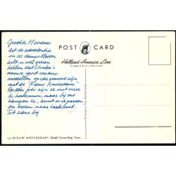 S.S. Nieuw Amsterdam - u/n - Ubrugt