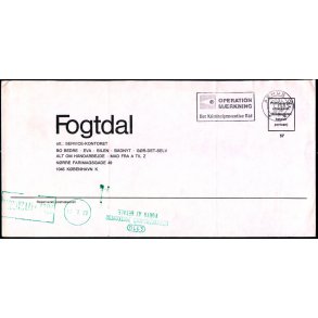 Efterporto - Ufrankeret Brev til Kbenhavn K.  - 1. Feb. 1978