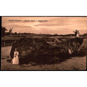 Dybb�l - Stenen - Dybb�l- M�lle i Baggrunden - Chr. Qvist 71 - Ubrugt