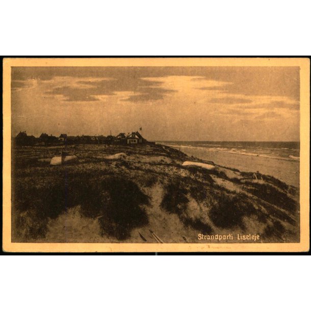 Strandparti - Liseleje - Albert Jensens Bogh. 55416
