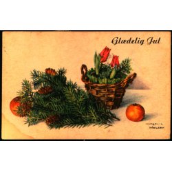 Julem�rke 1946 Dansk Baptist Kongomission p� Postkort