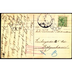 Postkort fra Vejle 4 - 7 - 14 - Forsinket paa grund af mangelfuld Adresse !