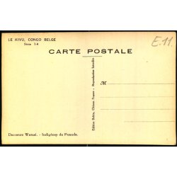 Congo Belge - Danacur Watusi, -  Indigene du Ruanda - Fotokort 3 - 4 - Ubrugt