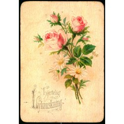 Kartonkort - Hjertelig Lyknskning