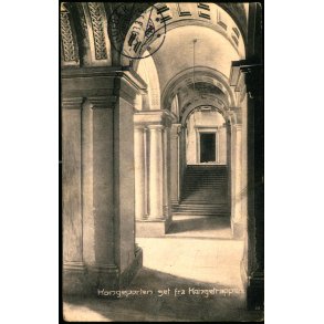 Kongeporten set fra Kongetrappen - Christiansborg Slots Ruiner - Nr. 16 C.F.