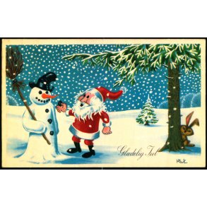 K.V. Larsen - Gldelig Jul - Rudolf Olsen u/n - Brugt