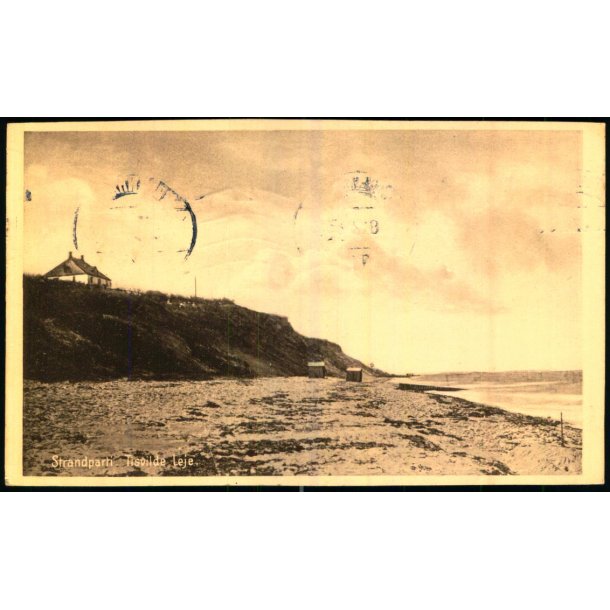 Strandparti - Tisvilde Leje - Albert Jensens Bogh. 21618 - Brugt