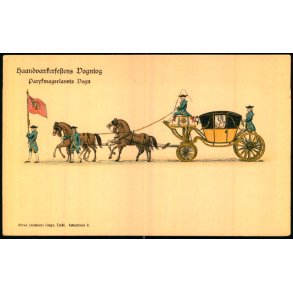 Haandvrkerfestens Vogntog - Parykmesterlavets Vogn - A. Jacobsen u/n - Ubrugt 