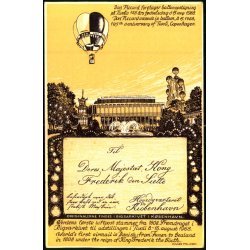 Kbenhavn - Tivoli - Verdens frste Luftpost 125 rs ballonopstigning - u/n - Brugt