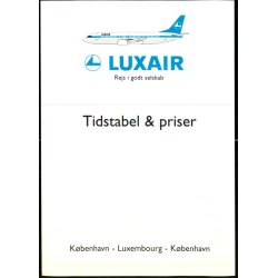 Luxair - Tidstabel &amp; Priser
