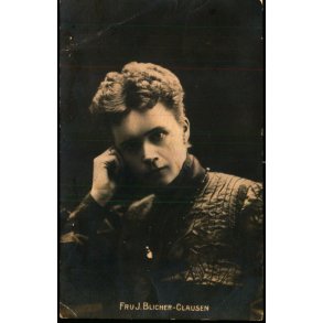 Fru Blicher-Clausen - P. P. Heckscher u/n - Brugt - Knk !