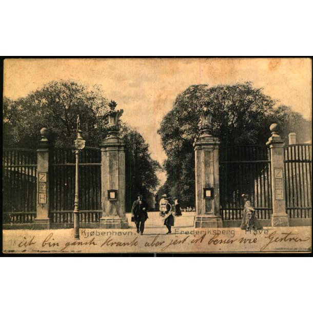 Kbenhavn - Frederiksberg Have - J. Koren u/n - Brugt