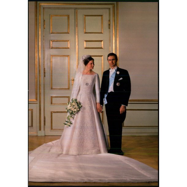 Prinsesse Margrethe og Prins Henriks Bryllup - Royal Collection u/n - 12x17 cm.  - Ubrugt