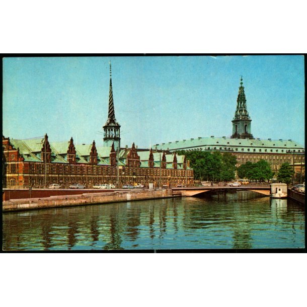 K�benhavn - B�rsen og Christiansborg Slot - Rudolf Olsen 1635