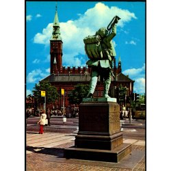 Kbenhavn - Parti fra Rdhuspladsen og den lille hornblser - Stender 149 101 617 - Brugt