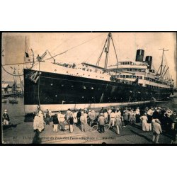 Tunis - Arrivee du Paquebot-Poste "Carthage" - ND Poto 307 - Brugt