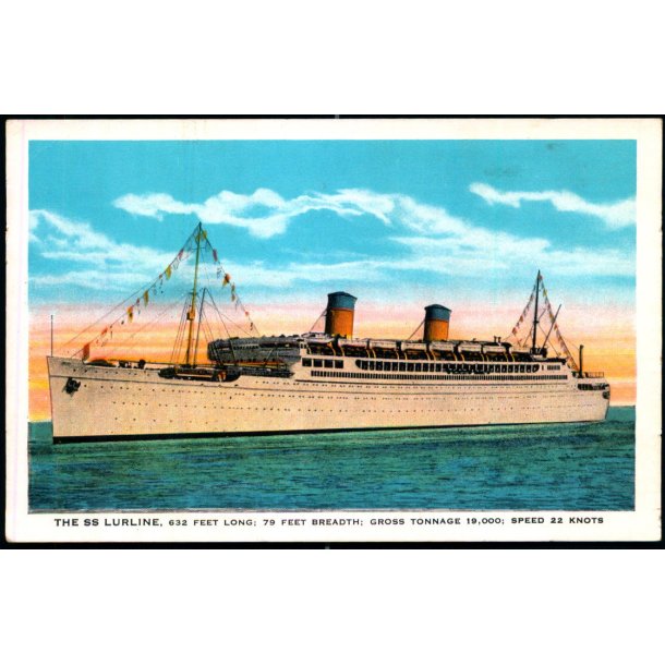 The S/S LURLINE - C. Kropp 2573 N - Ubrugt