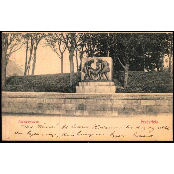 Fredericia - K�mpegraven - 687 - Brugt