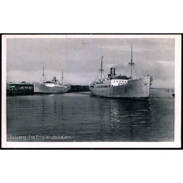 Esbjerg - Fra Englandskajen - Stender E. 11 - Ubrugt