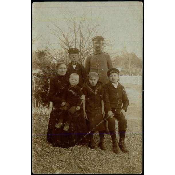 Lysabbel 7. April 1916 - Fotokort u/n - Ubrugt