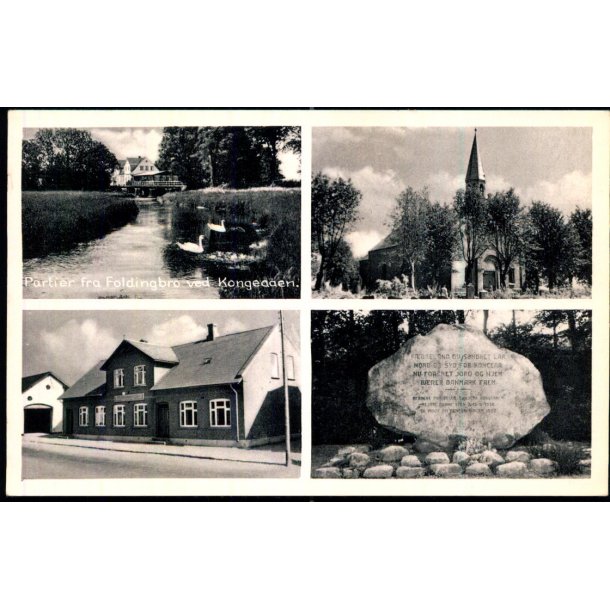 Partier fra Foldingbro ved Kongeaaen - F. Terkelsen 44 814/413 - Brugt