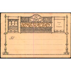 Haandvrkerfestens Vogntog - Parykmesterlavets Vogn - A. Jacobsen u/n - Ubrugt 