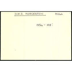 H.M.S. Hodgeston - Foto u/n