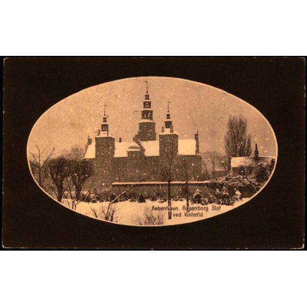 Kbenhavn - Rosenborg Slot ved Vintertid - Stender 36203