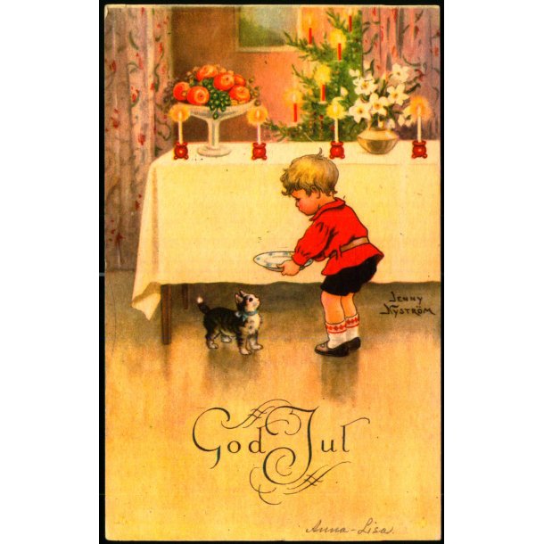 Jenny Nystrm - God Jul - Alex Eliasson - Stockholm u/n - Brugt 