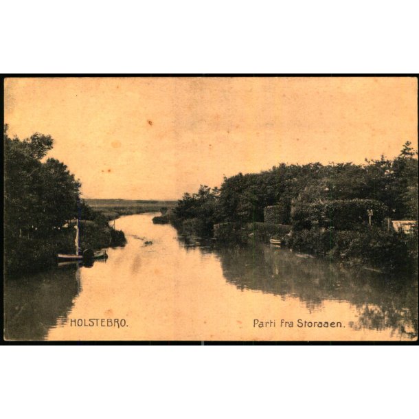 Holstebro - Parti fra Storeaaen - Stender 8211 - Ubrugt