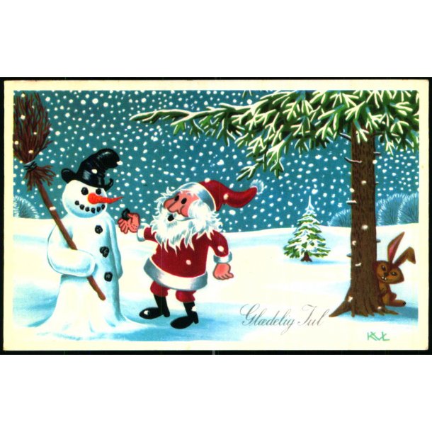 K.V. Larsen - Gldelig Jul - Rudolf Olsen u/n - Brugt