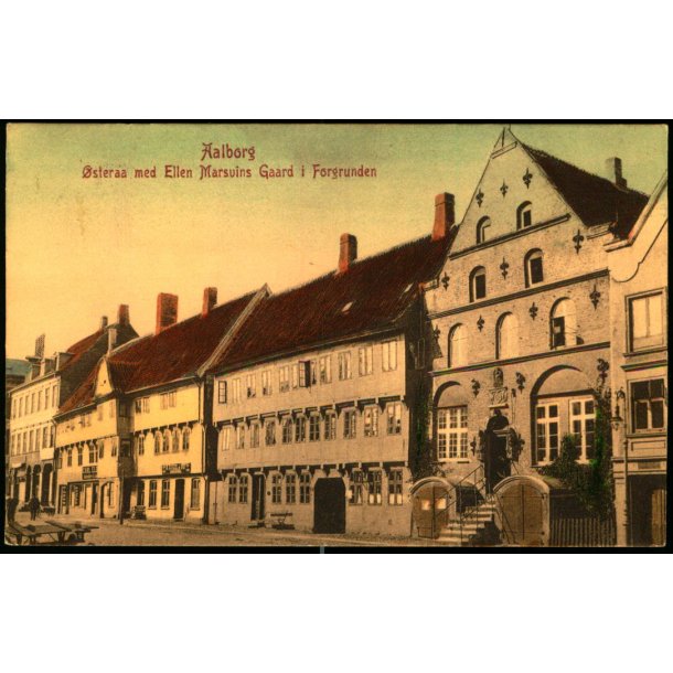 Aalborg - steraagade med Ellen Marsvins Gaard i Forgrunden - W.K.F. 2552