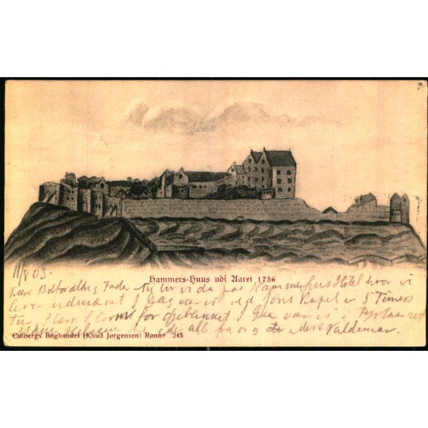 Hammers - Huus udi Aaret 1736 - Colbergs Bogh. 245 - Brugt