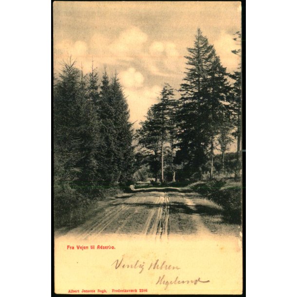 Fra Vejen til Asserbo - A. Jensens Bogh. 2286 - Ubrugt