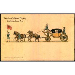 Haandvrkerfestens Vogntog - Parykmesterlavets Vogn - A. Jacobsen u/n - Ubrugt 