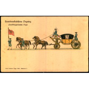 Haandvrkerfestens Vogntog - Parykmesterlavets Vogn - A. Jacobsen u/n - Ubrugt 
