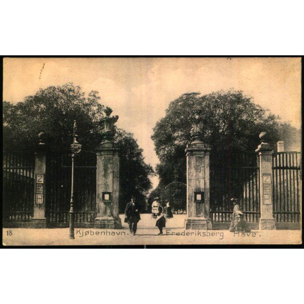 Kjbenhavn - Frederiksberg Have - J. Koren 18 - Ubrugt