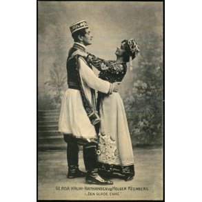 Gerda Krum-Nathansen og Holger Reenberg - Den glade Enke - Alex Vincent 1357 - Ubrugt