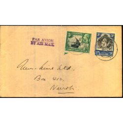 Luftpost Brev fra Tankanyika til Kenya - 18 - 4 - 1936