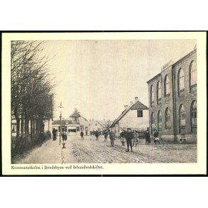 Kommuneskolen i Bondebyen -  - Historisk Topografisk Selskab u/n - Ubrugt