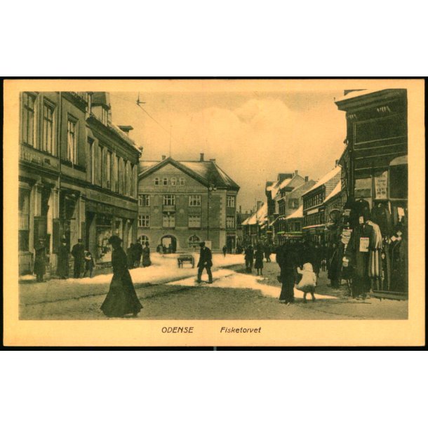 Odense - Fisketorvet - Hjalmar Grupes Bogh. Eneret u/n - Ubrugt